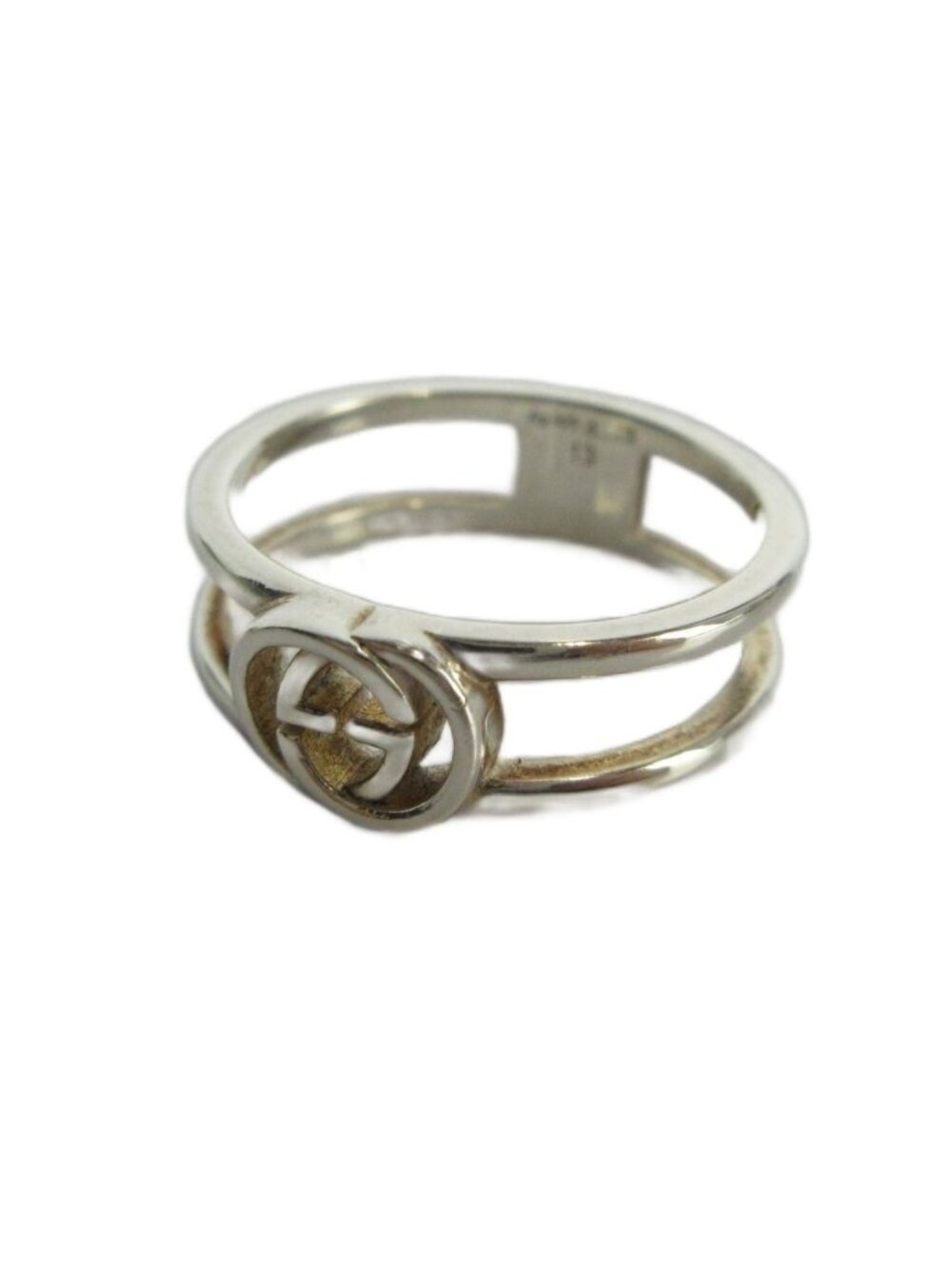 Gucci Ring Interlocking Silver